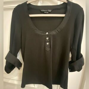 VERONICA BEARD RIBBED COTTON TOP